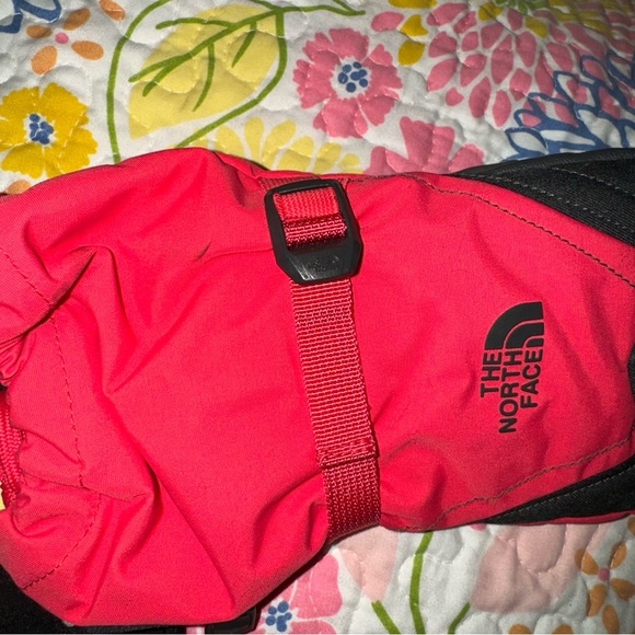Large women’s hot pink / black The North Face GORE-TEX + Gore Warm GLOVES - Picture 4 of 4